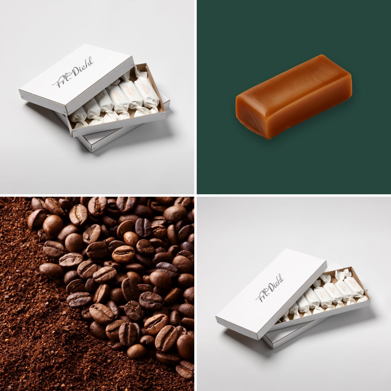 Karamellbonbons Kaffee & Kardamom
