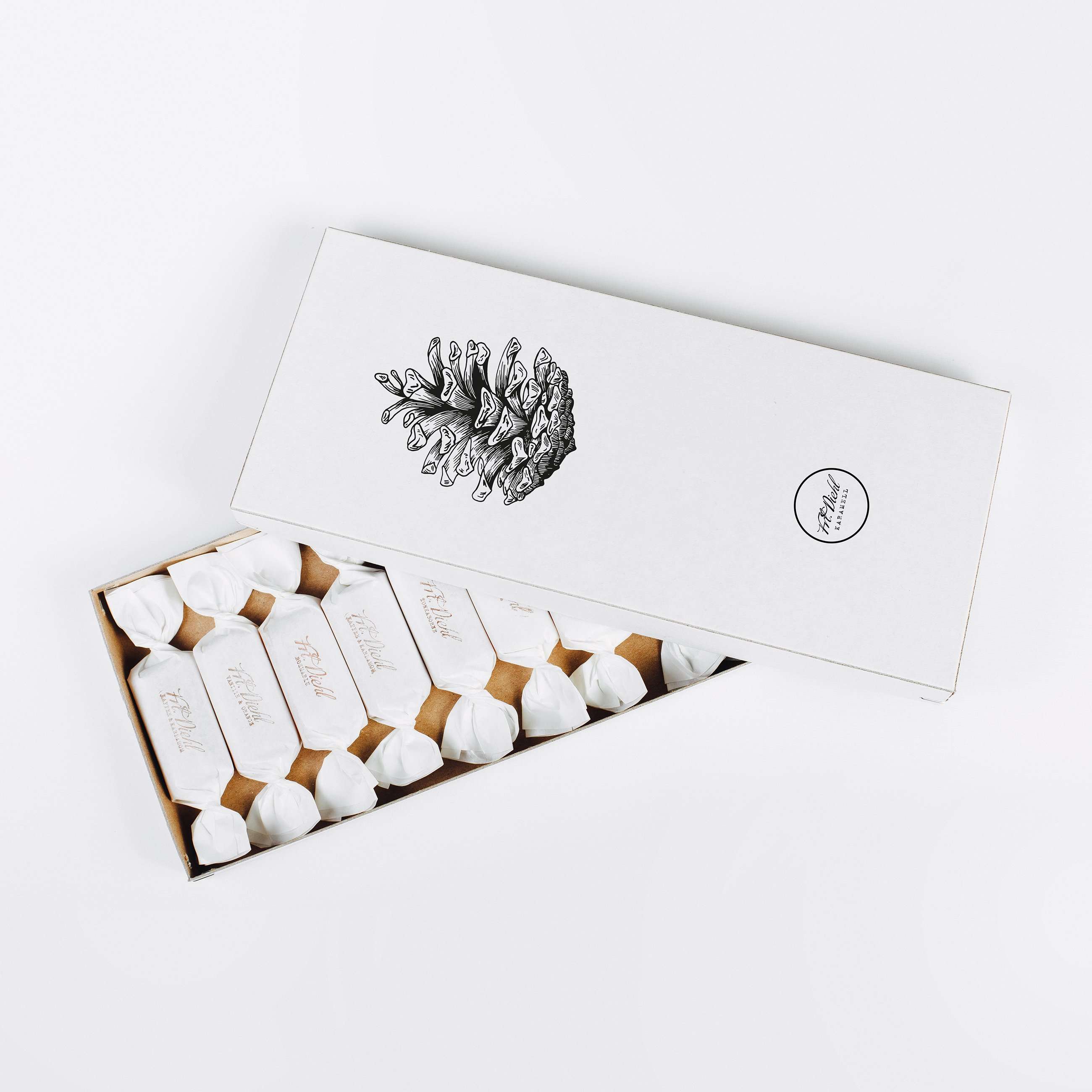 10er Weihnachtsbox Karamellbonbons