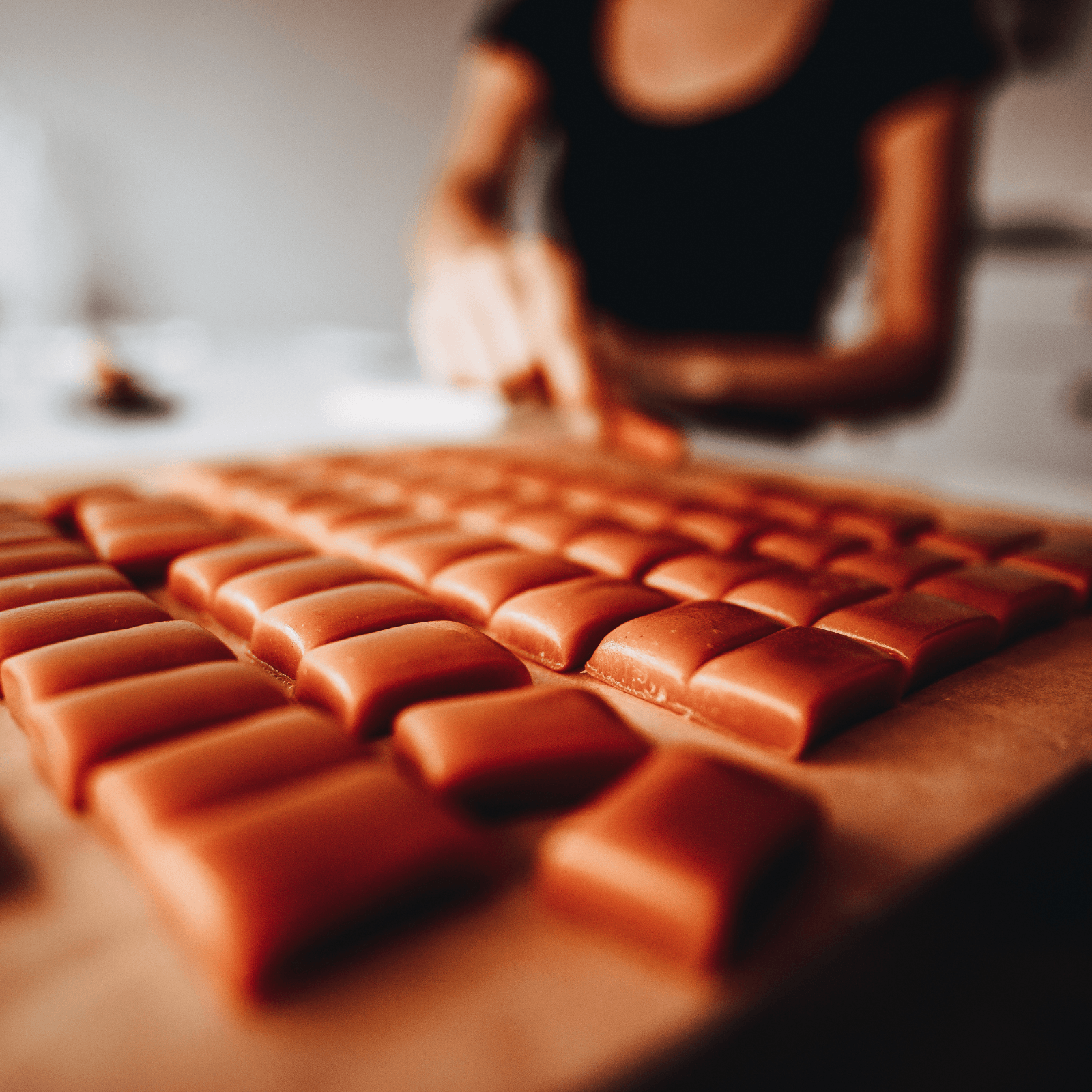 10er Bonbonschachtel Karamellbonbons Natur