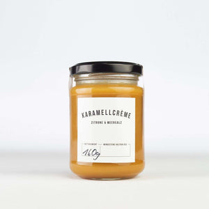 Karamell Crème Zitrone & Meersalz