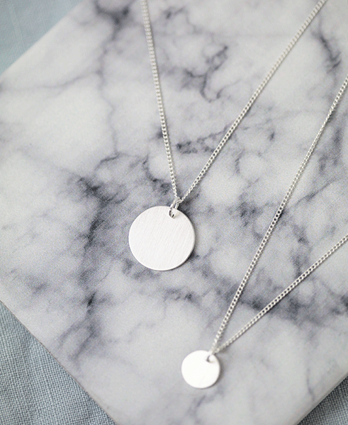 Pikfine Kette Dot in gold/silber