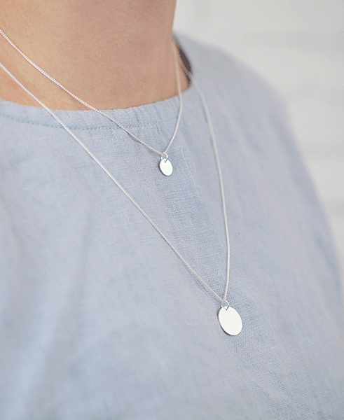 Pikfine Kette Dot in gold/silber