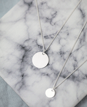 Pikfine Kette Dot in gold/silber
