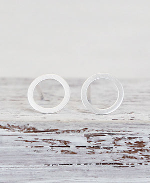 Pikfine Ohrstecker Circle gold/silber
