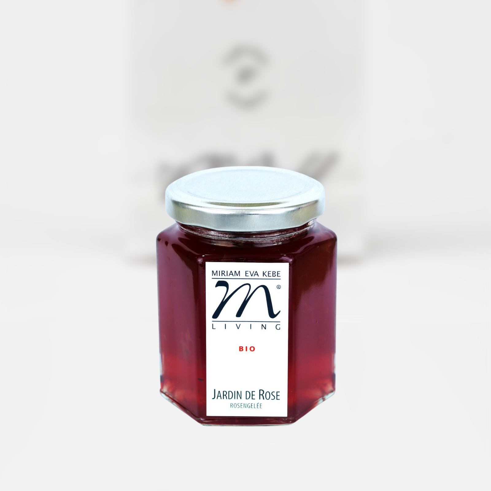 Bio Gelée mit Rosenblüten